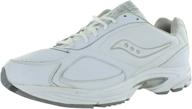 ultimate comfort and support: saucony walker walking silver ee wide - the perfect fit for wide feet! logo