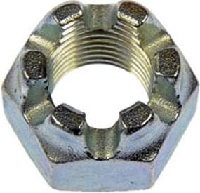 img 1 attached to 🏰 Dorman 814-065 Castle Hex Nut Pack - 9/16-18, Set of 4