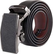 👔 sportoli genuine leather automatic ratchet men's accessories: quality belts for style and convenience logo