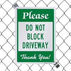 img 2 attached to Unobstructed Access: Do Not Block Driveway Sign