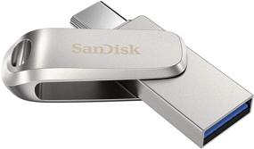 img 1 attached to 📱 SanDisk 1ТБ Ultra Dual Drive Luxe USB Type-C флеш-накопитель - Высокоскоростной USB 3.1 флеш-накопитель для смартфонов, планшетов, компьютеров - Набор с подвеской Everything But Stromboli Lanyard