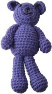 ecyc newborns crochet beanie with bear doll baby picture outfits photography bat purple - capture adorable moments! logo