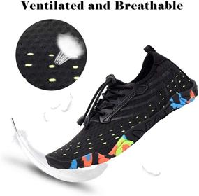 img 3 attached to Womens Summer Barefoot Swimming Sneakers Men's Shoes