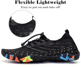 img 2 attached to Womens Summer Barefoot Swimming Sneakers Men's Shoes