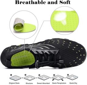 img 1 attached to Womens Summer Barefoot Swimming Sneakers Men's Shoes