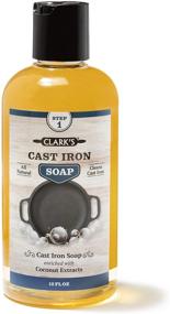 img 4 attached to 🍳 CLARK'S Cast Iron Soap (12 oz) - Premium Plant-Based Castile & Coconut Soap for Cast Iron Cookware - Vegan-Friendly Formula, No Detergents, Parabens, or Synthetic Foaming Agents