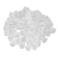 💉 akoak 200 pcs disposable plastic tattoo ink caps cups (#8 small) – high-quality tattoo supplies for professional artists logo