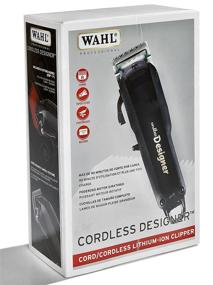 img 3 attached to 🔌 Wahl Professional - Cordless Designer Clipper with Extended 90+ Minute Battery Life | Cord Cordless Versatility for Expert Barbers and Stylists - Model 8592+