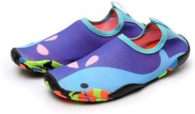 img 4 attached to Hutop Athletic Quick Dry Barefoot Lightweight Boys' Shoes in Outdoor