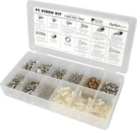 🔩 ultimate pc screw kit: startech.com deluxe assortment screw nuts, standoffs, and more - pcscrewkit logo