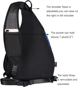 img 1 attached to 🎒 Versatile ICOLOR Shoulder Crossbody Backpack: The Ultimate Multipurpose Companion