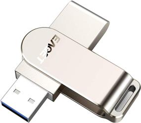 img 4 attached to 🔑 Eaget USB 3.0 Flash Drive 256GB: High-Speed, Rugged Metal Thumb Drive with Keychain