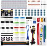 🔌 rexqualis electronics component fun kit: power supply, breadboard, jumper wire, potentiometer, resistor - compatible with arduino, raspberry pi, stm32 logo