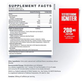 img 3 attached to 🍓 Betancourt Nutrition B-Nox Androrush Pre Workout Supplement - Strawberry Lemonade | 35 Servings | 3 Creatine Blend, BCAA’s, Beta-Alanine, Energy Boost (DMAA Free)