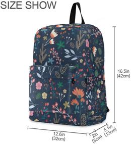 img 3 attached to Flowers Kids Toddler Backpack Lightweight School Book Bag For Boys Girls Preschool Backpack Mini Day Pack For 1Th- 6Th Grade Children