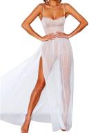 👗 xxxiticat women's maxi dress: seductive see-through elegance for mesmerizing evenings logo