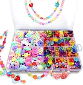 img 4 attached to 🧵 Bead Kids Set: Jewelry Making Kit for Kids, Creative Craft Activities