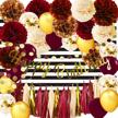 burgundy champagne birthday party decorations event & party supplies logo