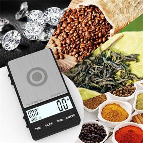 img 2 attached to 📏 MAXUS Espresso Scale with Timer: Small and Handy Barista Scale for Perfect Coffee Brewing