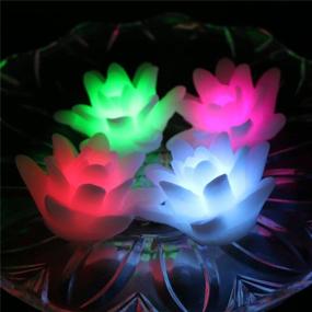 img 3 attached to Flameless Floating Wedding Decoration Multi Color