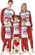 matching christmas pajamas classical bandanas dogs in apparel & accessories logo