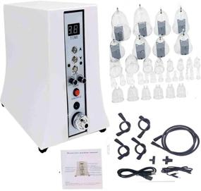 img 4 attached to YILIKISS Body Sh-ape Massage Cupping Machine: Vacuum Therapy with 35 Cups Suction Pump for Home Salon SPA