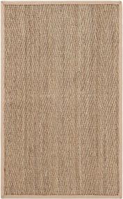 img 3 attached to 🏞️ Safavieh Natural Fiber Collection NF115A Border Herringbone Seagrass Accent Rug: Beige, 2'6" x 4" - Ideal Natural Fiber Rug for Modern Décor