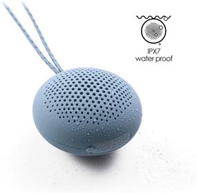 img 3 attached to BOOMPODS ROKPOD Portable Bluetooth Speakers - Waterproof & Wireless Speaker with Shower Hook, Compatible with iPhone and Smartphones - Ideal for Outdoor Use at The Beach, Pool, or Camping