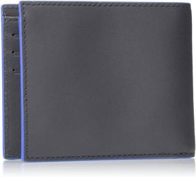 img 3 attached to 💼 Lacoste Men's Small Billfold Wallet in Black: Compact and Classy