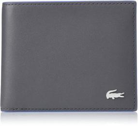 img 4 attached to 💼 Lacoste Men's Small Billfold Wallet in Black: Compact and Classy