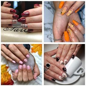 img 1 attached to 👌 Makartt Short Coffin Nails - 500шт. Наклейки на ногти полного покрытия, форма балерины, прозрачные (снятие) - Наращивание ногтей для салонов и мастеров маникюра - 10 размеров акриловых ложных ногтей.