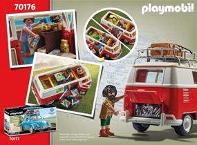 img 2 attached to Adventure Awaits: Playmobil Volkswagen T1 Camping Bus Action Figures & Statues