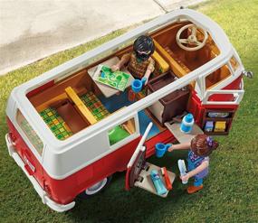 img 1 attached to Adventure Awaits: Playmobil Volkswagen T1 Camping Bus Action Figures & Statues