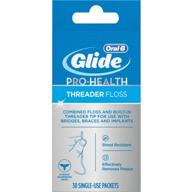 🧵 glide threader floss 30 each (pack of 6): efficient oral care solution logo