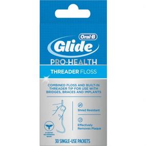 img 3 attached to 🧵 Glide Threader Floss 30 Each (Pack of 6): Efficient Oral Care Solution