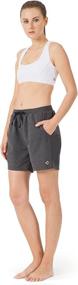 img 3 attached to 🩳 NAVISKIN Women's 10'' Bermuda Shorts: Active Yoga, Running, and Lounge Shorts with Knee Length and Big Pockets