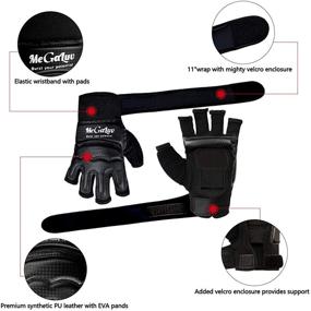 img 1 attached to Ultimate Training Gloves: Kickboxing, Muay Thai, Boxing - Fingerless Gloves for Men, Women & Children