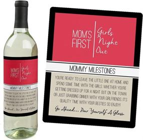 img 3 attached to 🍷 First Milestones for New Moms - Wine Bottle Label Stickers - Set of 4 - Gift for Women