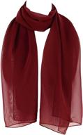 🧣 elegant women's chiffon scarf sheer wrap by hattosocks logo