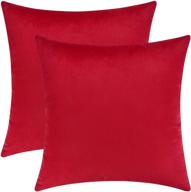 mixhug velvet square decorative pillow logo