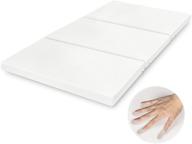 tri fold mattress portable foldable playard logo