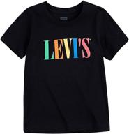 👕 stylish levis black multi graphic t shirt for boys: trendy and cool clothing choice logo