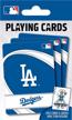 masterpieces angeles dodgers playing cards logo