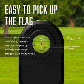 img 1 attached to Precision Pro NX7 Golf Rangefinder: Laser Range Finder with 600 Yard ⛳ Range, Flag Lock, 6X Magnification, Pulse Vibration, Case - Slope & Non-Slope Models