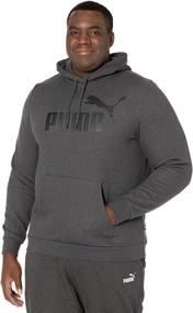 img 1 attached to PUMA Mens Essentials Hoodie Peacoat