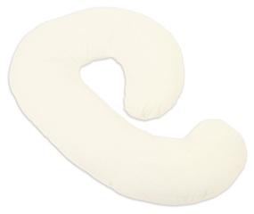 img 1 attached to 🤰 Leachco Snoogle Mini: Compact Side Sleeper Pregnancy Pillow - Ivory - A Must-Have for Cozy Rest During Pregnancy!