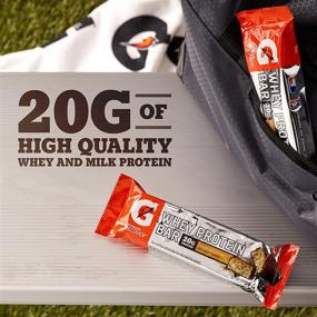 img 2 attached to 🔋 Gatorade Whey Protein Bars, Variety Pack, 2.8 oz (18 Bars) - Improved SEO-friendly Product Name