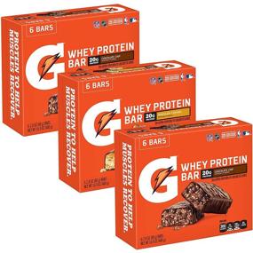 img 4 attached to 🔋 Gatorade Whey Protein Bars, Variety Pack, 2.8 oz (18 Bars) - Improved SEO-friendly Product Name