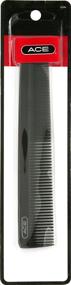 img 4 attached to ACE GOODY ACE All Purpose Hair Comb - 7 Inch Black - Fine Comb Teeth for Thin to Medium Hair - Ideal for All Hair Types