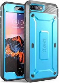 img 3 attached to 🦄 Ultimate Protection for iPhone 7 Plus/iPhone 8 Plus: SUPCASE Unicorn Beetle Pro Series Case with Built-in Screen Protector & Rugged Holster (Blue)